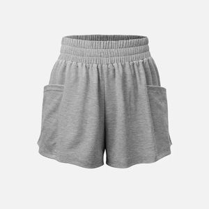IcyAir® High Waist Shorts with Pockets × 1 heather grey OGL Move NWT